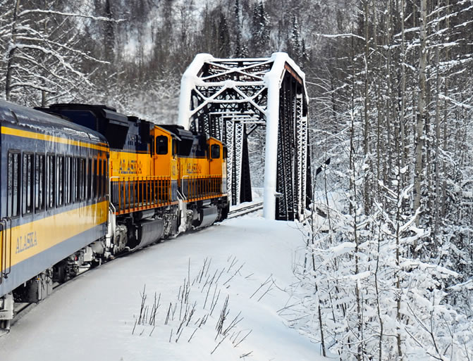 alaska railroad winter tours