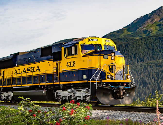 Alaska Railroad - Alaska's Glaciers and Denali Cruise Vacation Packages